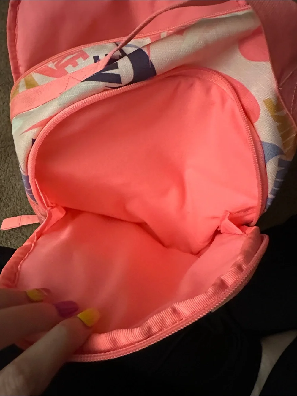 Nike Pink Multi-Logo Swoosh Backpack